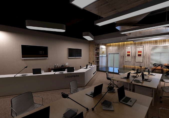 辦公室裝修設計:黃色沙發點亮職場空間,打造活力滿滿的辦公新體驗!